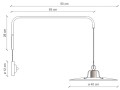Lampa ścienna rustykalna Ferroluce C1447 Vintage Azzurro Country Retro