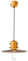 Lampa wisząca w stylu industrialnym Ferroluce C1522 Vintage Giallo Urban Retro
