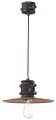 Lampa wisząca w stylu industrialnym Ferroluce C1522 Vintage Nero Urban Retro