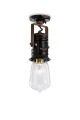 Lampa sufitowa Ferroluce C1744 Vintage Nero Urban Retro