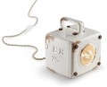 Lampa stołowa w stylu loft Ferroluce C1650 Vintage Bianco Industrial Retro