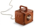 Lampa stołowa w stylu loft Ferroluce C1650 Vintage Arancio Industrial Retro
