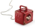 Lampa stołowa w stylu loft Ferroluce C1650 Vintage Rosso Industrial Retro