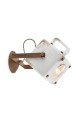 Lampa ścienna w stylu loft Ferroluce C1651 Vintage Bianco Industrial Retro
