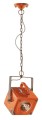 Lampa wisząca w stylu loft Ferroluce C1652 Vintage Arancio Industrial Retro