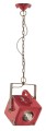 Lampa wisząca w stylu loft Ferroluce C1652 Vintage Rosso Industrial Retro