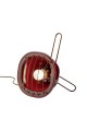 Lampa stołowa w stylu loft Ferroluce C1655 Vintage Bordeaux Industrial Retro