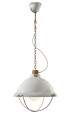 Lampa wisząca w stylu loft Ferroluce C1680 Vintage Bianco Industrial Retro