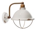 Kinkiet w stylu loft  Ferroluce C1681 Vintage Bianco Industrial Retro
