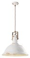 Lampa wisząca w stylu loft Ferroluce C1690 Vintage Bianco Industrial Retro