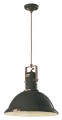 Lampa wisząca w stylu loft Ferroluce C1690 Vintage Nero Industrial Retro