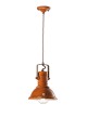 Lampa wisząca w stylu loft Ferroluce C1691 Vintage Arancio Industrial Retro