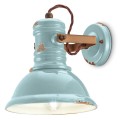 Kinkiet w stylu loft Ferroluce C1693 Vintage Azzurro Industrial Retro