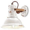 Kinkiet w stylu loft Ferroluce C1693 Vintage Bianco Industrial Retro