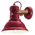 Kinkiet w stylu loft Ferroluce C1693 Vintage Bordeaux Industrial Retro