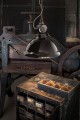 Lampa  wisząca w stylu loft Ferroluce C1710 Vintage Nero Industrial Retro