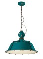 Lampa wisząca w stylu loft Ferroluce C1720 Vintage Verde Industrial Retro
