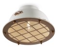 Lampa sufitowa w stylu loft Ferroluce C1760 Vintage Bianco Industrial Retro