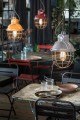 Lampa wisząca w stylu loft Ferroluce C1770 Vintage Bordeaux Industrial Retro