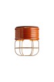 Plafon w stylu loft Ferroluce C2342 Vintage Arancio Industrial Retro