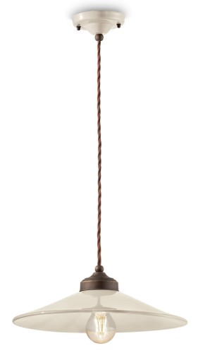 Lampa wisząca w stylu vintage Ferroluce C1631 Creme Colors Retro