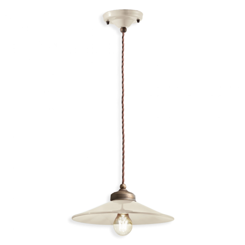 Lampa wisząca w stylu vintage Ferroluce C1635 Creme Colors Retro