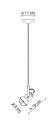 Lampa wisząca loftowa z kratką Ferroluce C1660-1 Vintage Bianco Loft Retro