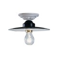 Lampa sufitowa biało-czarna Ferroluce C006 Potenza Classic