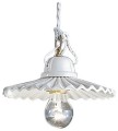 Lampa wisząca klasyczna z plisowanym kloszem Ferroluce C010 L’aquila Classic