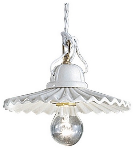 Lampa wisząca klasyczna z plisowanym kloszem Ferroluce C010 L’aquila Classic