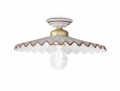 Lampa sufitowa klasyczna z plisowanym kloszem Ferroluce C013 L’aquila Classic