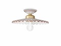 Lampa sufitowa klasyczna z plisowanym kloszem Ferroluce C086 L’aquila Classic