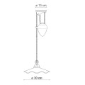 Lampa wisząca ceramiczna Ferroluce C031 Belluno Classic
