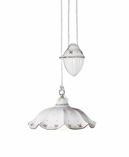 Lampa wisząca ceramiczna Ferroluce C064 Belluno Classic