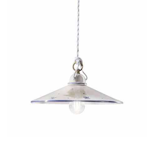 Lampa wisząca ceramiczna klasyczna Ferroluce C053 Asti Classic