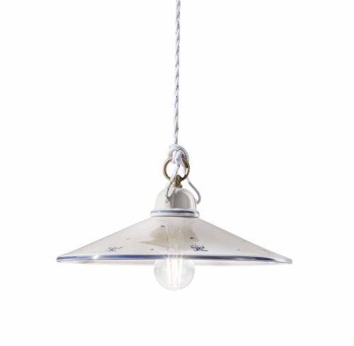Lampa wisząca ceramiczna klasyczna Ferroluce C054 Asti Classic