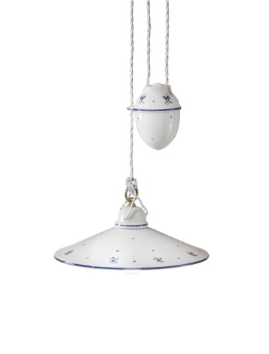 Lampa wisząca ceramiczna klasyczna Ferroluce C055 Asti Classic