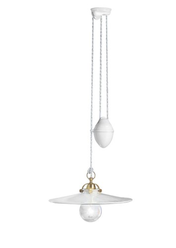 Lampa wisząca ceramiczna klasyczna Ferroluce C100 Asti Classic