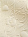 Tapeta tekstylna 3D w owoce Elitis RM1089 01 Mosaïque du verger lin Le Jardin d'Aloes