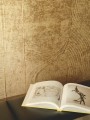 Tapeta tekstylna 3D z motywem tynkowym Elitis RM1092 11 Palimpseste Le Jardin d'Aloes