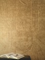 Tapeta tekstylna 3D z motywem tynkowym Elitis RM1092 11 Palimpseste Le Jardin d'Aloes