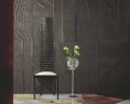 Tapeta tekstylna 3D z motywem tynkowym Elitis RM1092 80 Palimpseste Le Jardin d'Aloes