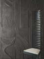 Tapeta tekstylna 3D z motywem tynkowym Elitis RM1092 80 Palimpseste Le Jardin d'Aloes