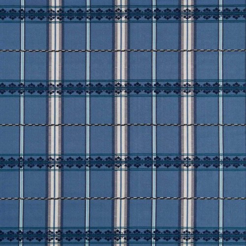 Tkanina w kratę bawełniana Morris & Co. X The Huntington Hanover Check 237696 The Unfinished Works Stripes