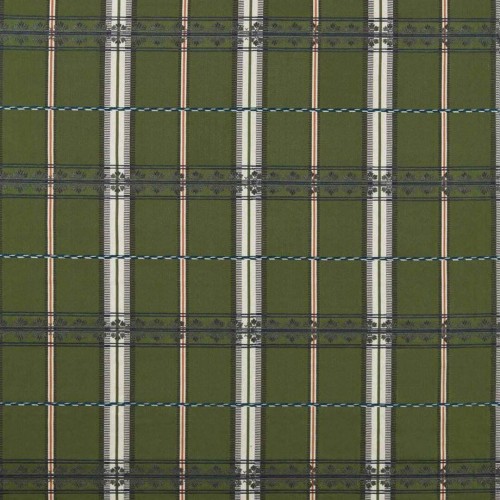 Tkanina w kratę bawełniana Morris & Co. X The Huntington Hanover Check 237697 The Unfinished Works Stripes