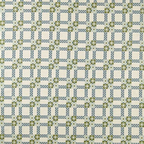 Tkanina w kratkę dekoracyjna Morris & Co. X The Huntington Wsley Weave 237705 The Unfinished Works Stripes