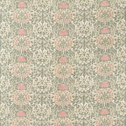 Tkanina roślinna z motywem kwiatowym Morris & Co. X The Huntington Daisy & Oak Warp Print 237674 The Unfinished Works Handcrafted