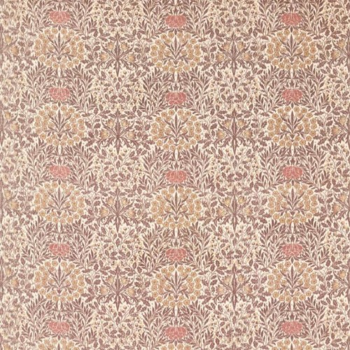 Tkanina roślinna z motywem kwiatowym Morris & Co. X The Huntington Daisy & Oak Warp Print 237676 The Unfinished Works Handcrafted