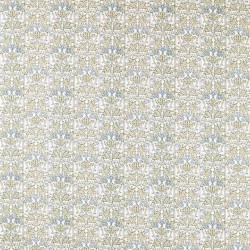 Tkanina w liście dębu i kwiaty Morris & Co. X The Huntington Oak & Blossom 227385 The Unfinished Works Handcrafted