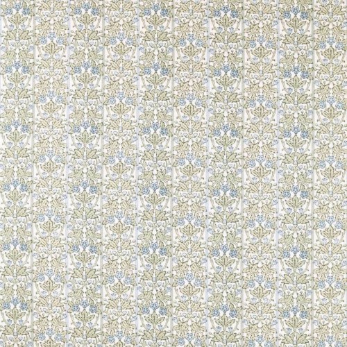 Tkanina w liście dębu i kwiaty Morris & Co. X The Huntington Oak & Blossom 227385 The Unfinished Works Handcrafted